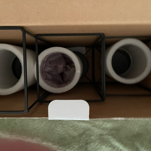 New Interiors by design decorative candle holder set with frame and glass - Picture 4 of 6